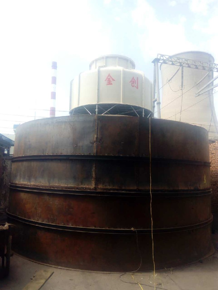 西安户县金创逆流式圆型玻璃钢冷却塔