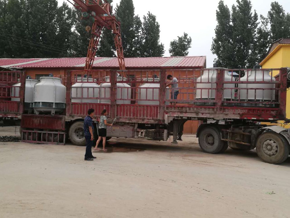 金创JCT系列玻璃钢逆流式圆型冷却塔客户自提